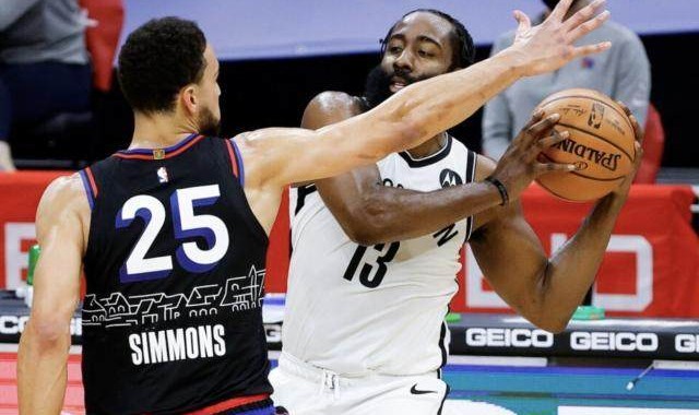 SPORTS-西蒙斯归来76人轻取篮网 澳洲状元有多么不可或缺